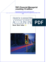 Financial Managerial Accounting 13 Edition Full Chapter
