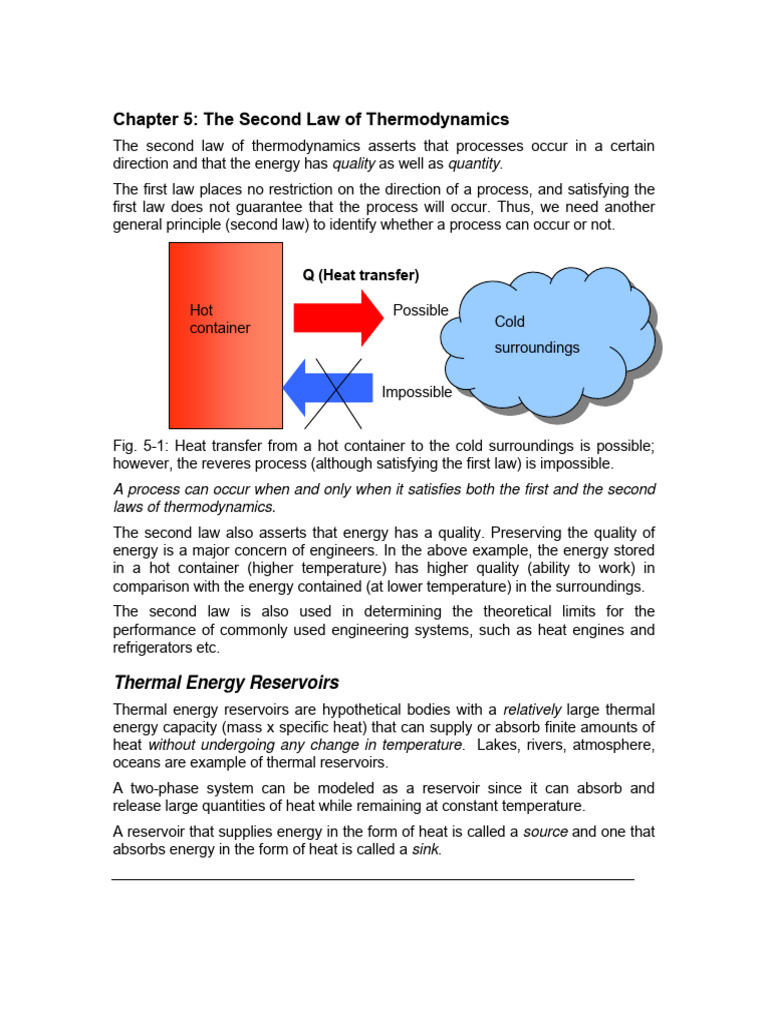 Thermodynamics 5 Pdf Heat Heat Pump