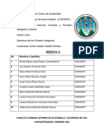 Conflicto Armado Interno en Guatemala y Acuerdos de Paz