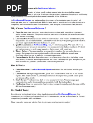 Resume for No Job History