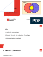 Tema 1.1 Epistemeología