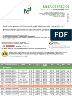 Lista de Precios Distribuidor Independiente-Nacional - 18.03