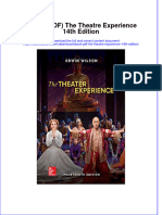 The Theatre Experience 14Th Edition Full Chapter