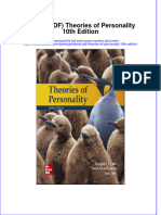 Theories of Personality 10Th Edition Full Chapter