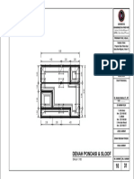 Denah Pondasi & Sloof: JLN - Jend. A. Yani Km.6 Kampus II UMPAR Lt. Dasar Gedung F Parepare