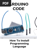 Arduino Code - how to install programming language 