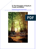 The Principles of Equity Trusts 3Rd Edition Full Chapter