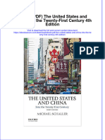 The United States and China Into The Twenty First Century 4Th Edition Full Chapter