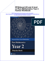 Download Pdfedexcel As And A Level Mathematics Pure Mathematics Year 2 Practice Workbook full chapter docx