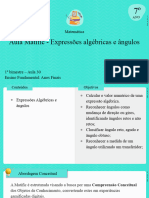 Aula Matific - Expressões Algébricas e Ângulos: Matemática