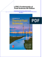 Fundamentals of Thermal Fluid Sciences 6Th Edition Full Chapter