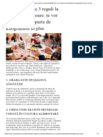 3 Reguli La Masa de Sărbătoare - Te Vor Ajuta Să Stai Departe de Kilogramele În Plus - Eu Stiu