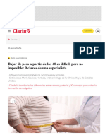 WWW Clarin Com Buena Vida Bajar Peso Partir 40 Dificil Imposible 9 Claves Especi