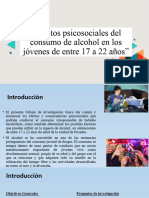 Efectos Psicosociales Del Consumo de Alcohol T.I