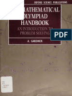 The Mathematical Olympiad Handbook: An Introduction To