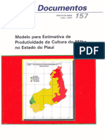 Documentos: Modelo para Estimativa de Produtividade Da Cultura Do Milho No Estado Do Piauí