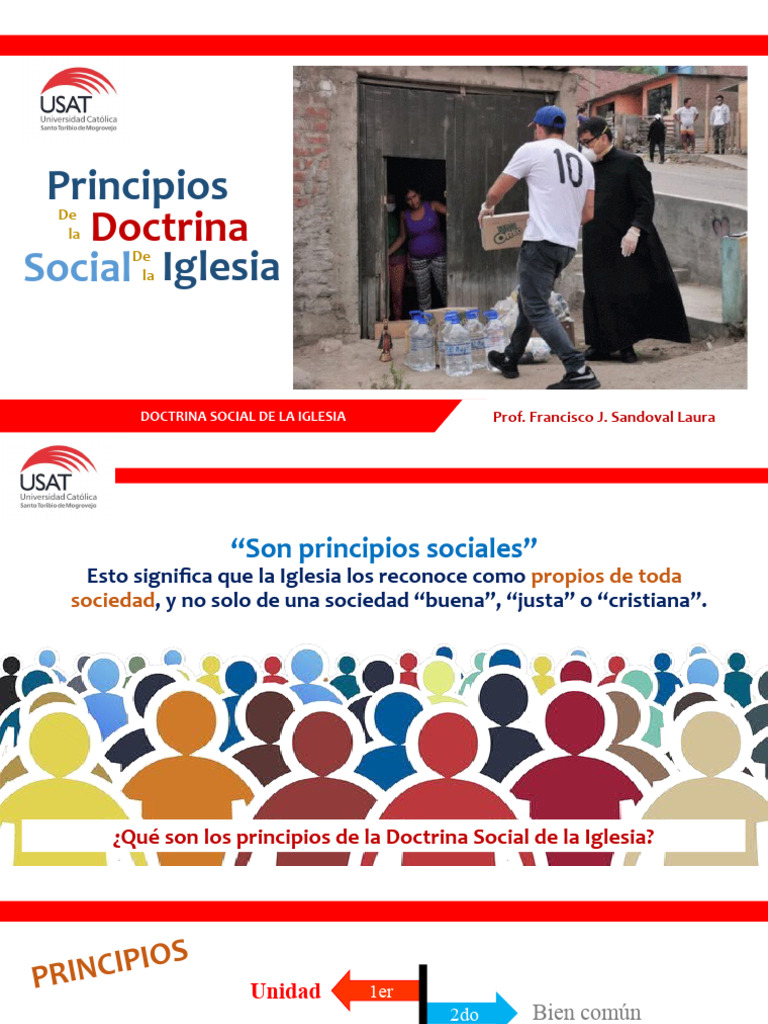 Principios de la Doctrina Social de la Iglesia | PDF | Iglesia Católica ...