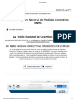 RNMC Antecedentes Medidad Correctivas