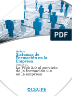 Unidad 4 La Web 2.0 Al Servicio de La Formación 2.0 en La Empresa