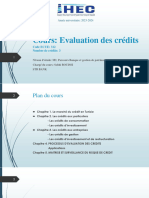 Cours Evaluation Des Credits Chap 123