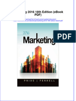 Marketing 2016 18Th Edition PDF Full Chapter