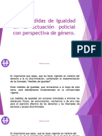 2.4.1 Medidas de Igualdad en La Actuación Policial Con Perspectiva de Género