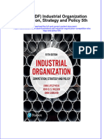 Industrial Organization Competition Strategy and Policy 5Th Full Chapter