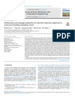 Deformation and Damage Properties of Rock Like - 2023 - Journal of Rock Mechani