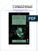 Download Intellectual Property Law Text Cases And Materials 3Rd Edition full chapter docx