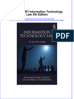 Information Technology Law 5Th Edition Full Chapter