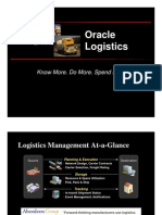 Logistics Oracle Proposed Solution