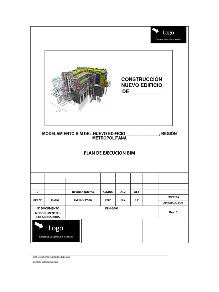 Plan de Ejecución BIM Edificio Nueva Construcción | PDF | Autodesk ...