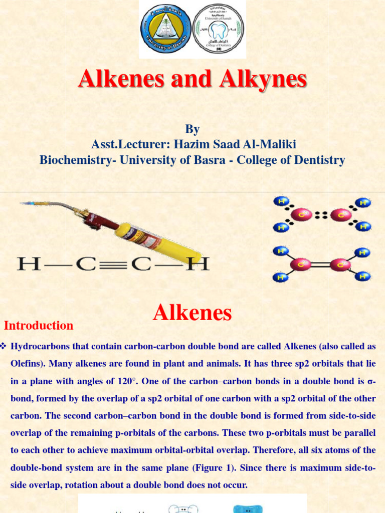 Alkenes and Alkynes | PDF | Alkene | Chemical Reactions