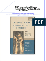 International Human Rights in Context Law Politics Morals 3Rd Edition Full Chapter