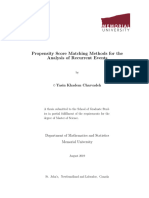 Propensity Score Matching Methods For The