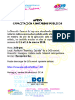 Capacitacion A Notarios Dgi