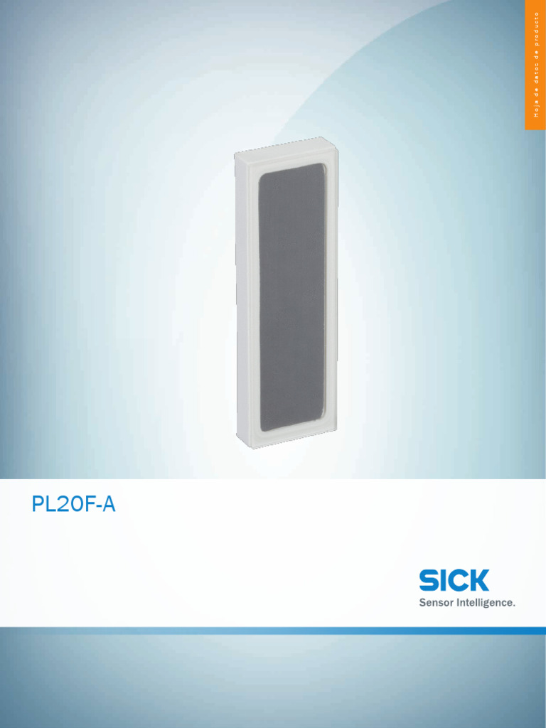 Reflejante Sick PL20F - A | PDF