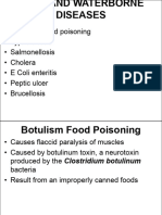 Food Waterborne Bacterial Diseases