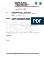 Carta #006-2024 Solicito Presencia Del Pèrsonal de La Iprres y Zonas Zanitarias Aguaytìa