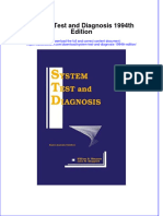 System Test and Diagnosis 1994Th Edition Full Chapter