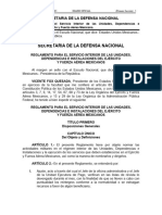 Reglamento para El Servicio Interior de Las Unidades, Dependencias e Instalaciones Del Ejército y Fuerza Aérea Mexicanos