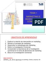 Tema 1. Marketing e Investigación Comercial - 22-23