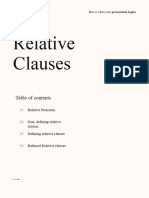 Relative Clauses