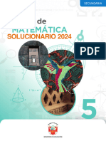 5º Cuadernillo 2024 Matemática - SOLUCIONARIO