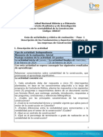 Guia de Actividades y Rúbrica de Evaluación Paso 1 - Descripción de Los Fundamentos y Aspectos Normativos de Las Empresas de Construcción