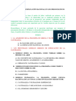 Los Modelos de Explicación Racional en Los Presocráticos