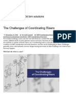 The Challenges of Coordinating Risers - XS CAD