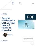 Getting Started With M&E Vertical Risers - 8 Things To Consider