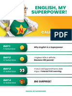 English My Superpower Calendario