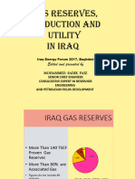 Gas Reserves, Production and Utility in Iraq